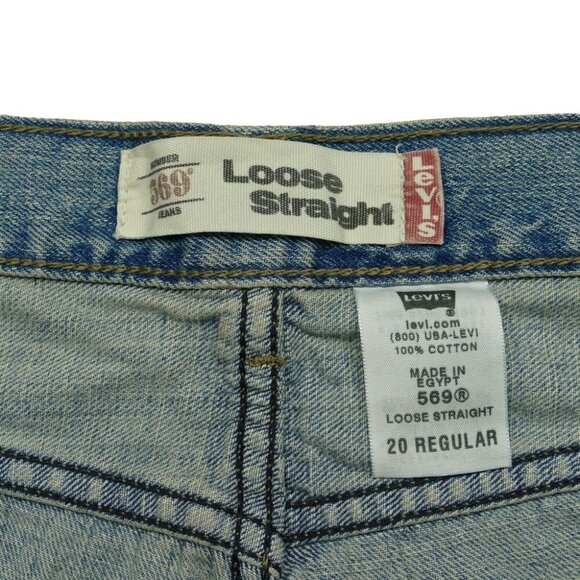 Levi’s VTG Y2K loose straight Jeans 569 jeans 30 x 30 blue - Picture 3 of 9